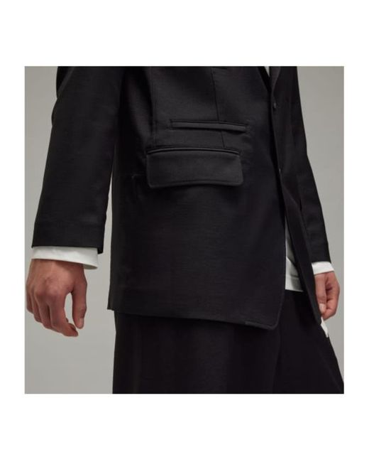 Y-3 Black Sport Uniform Blazer for men