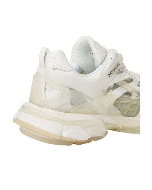 Balenciaga White Track 2.0 Lace-Up Sneakers