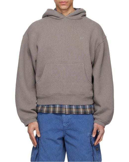 ERL Brown Long-Sleeve Hoodie for men