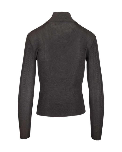 Self-Portrait Black Knit Top