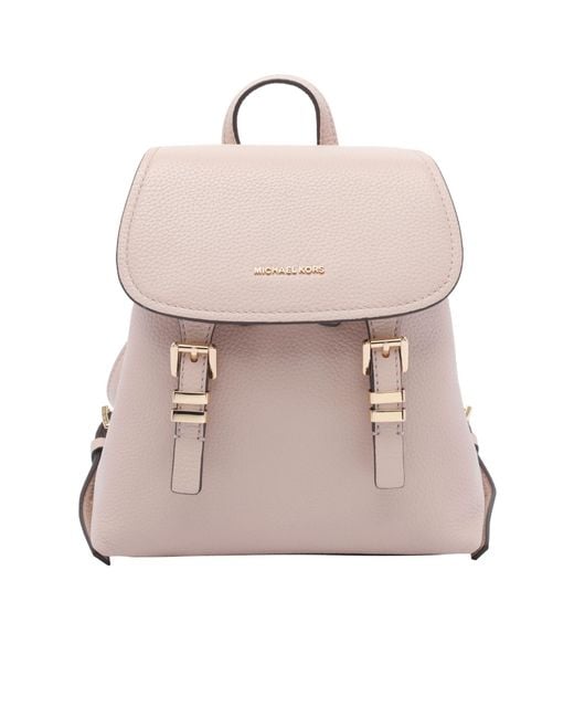 MICHAEL Michael Kors Pink Buckle-Fastened Backpack
