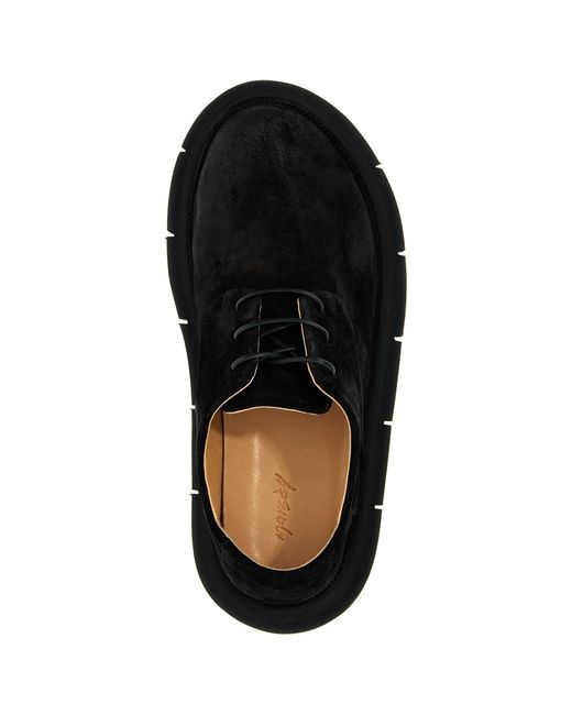 Marsèll Black Marsèll Intagliata Lace-Up Derby Shoes for men