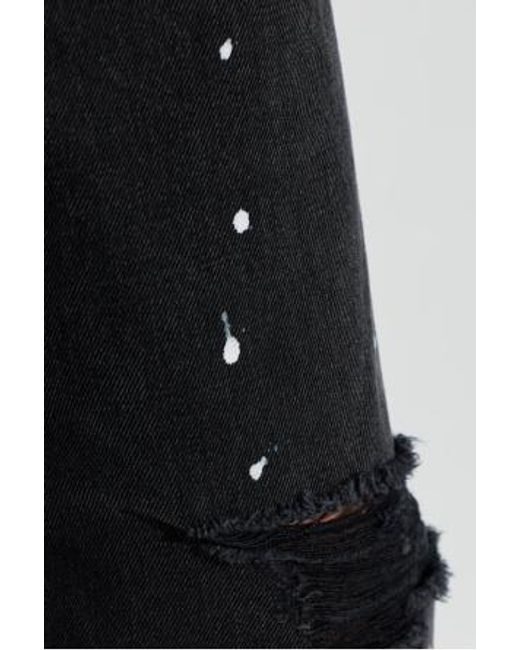Vetements Black Vintage Effect Jeans