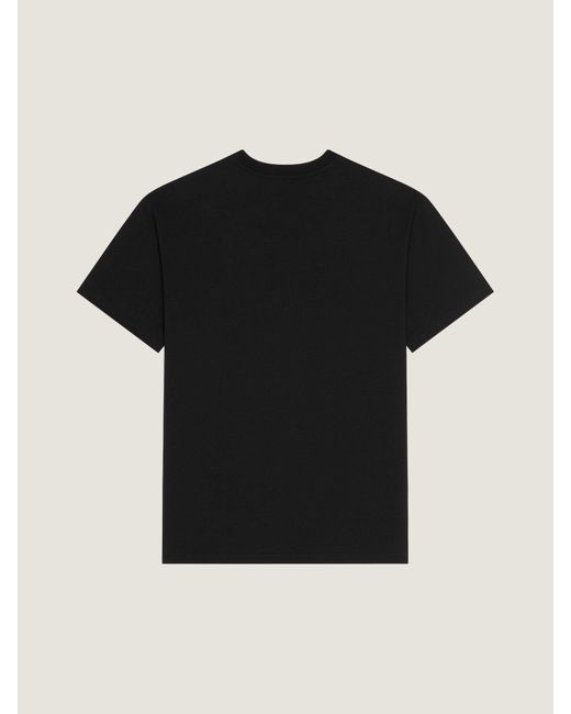 Givenchy Black Graphic Printed Crewneck T-Shirt for men
