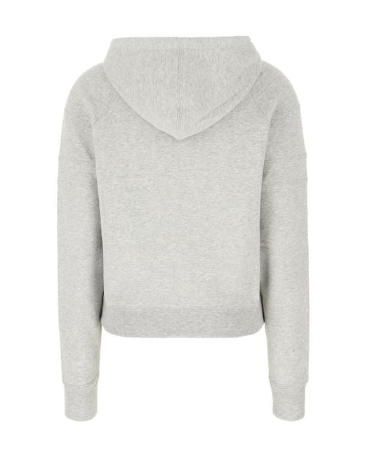 Saint Laurent Gray Long-Sleeved Sweater