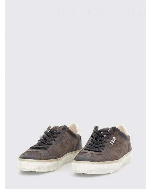 Golden Goose Deluxe Brand Brown Soul Star Lace-Up Sneakers for men