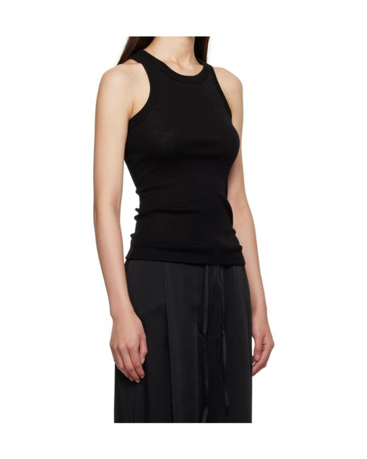 Rohe Black Crew Neck Knitted Vest