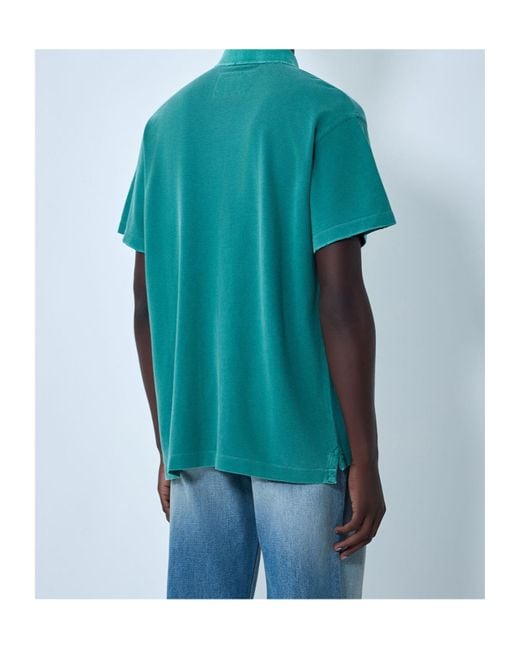 ERL Green Classic Polo Shirt for men