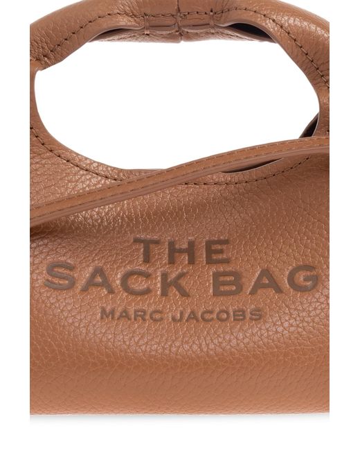 Marc Jacobs Brown The Micro Crossbody Sack Bag