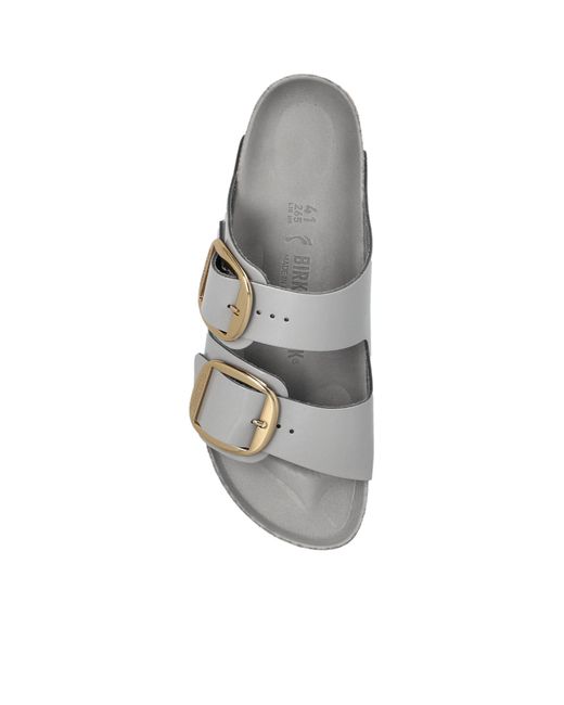Birkenstock White Arizona Big Buckle Sandals