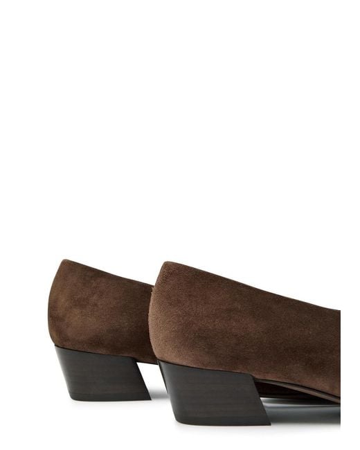 Khaite Brown Suede High Heels