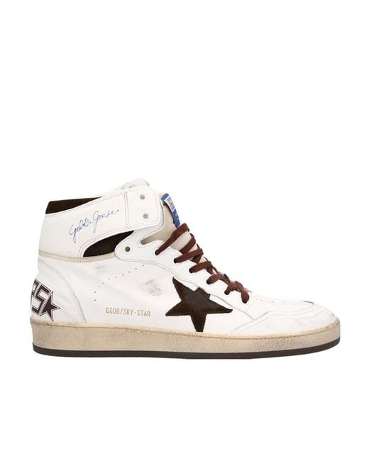 Golden Goose Deluxe Brand Natural Sky Star Lace-Up Sneakers for men