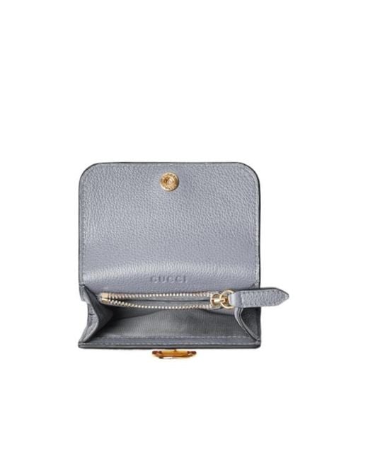 Gucci Gray Softbit Card Case