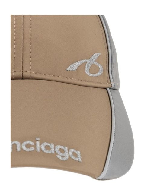 Balenciaga Natural Reflective-Panel Baseball Cap for men