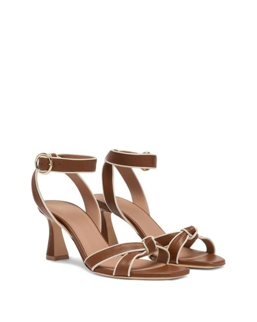 Malone Souliers Multicolor Rudi Knot Leather Sandals