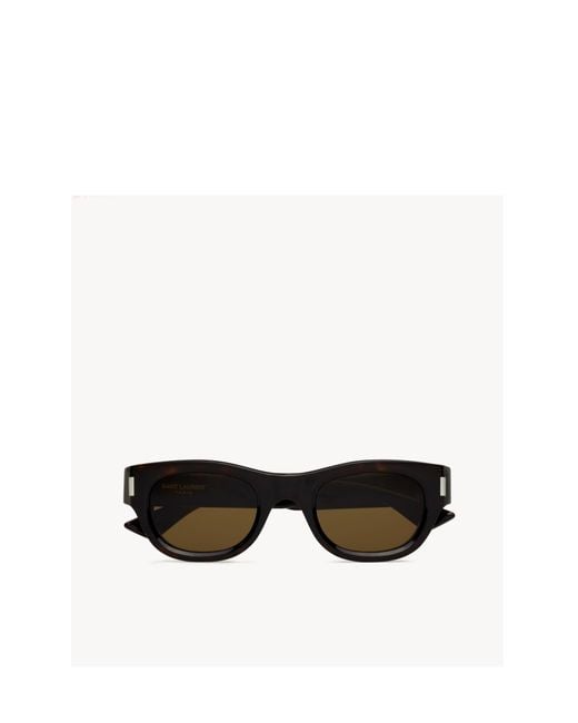 Saint Laurent White Eyewear Sl 761 Square Frame Sunglasses