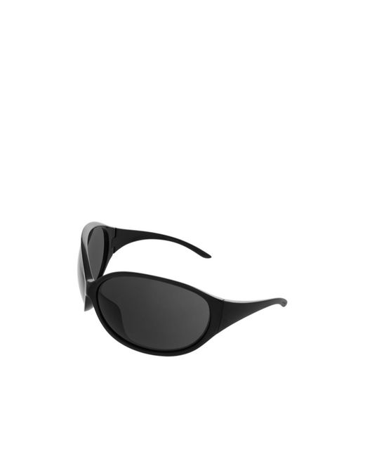 Balenciaga Black Eyewear Phantom Round Sunglasses