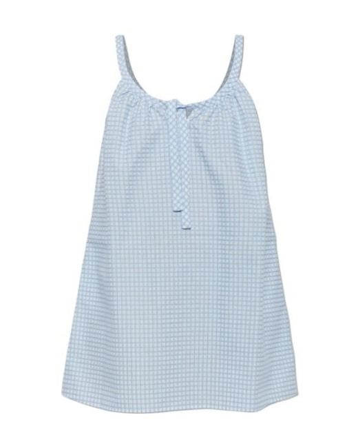 Posse Blue Lila Gingham Mini Dress