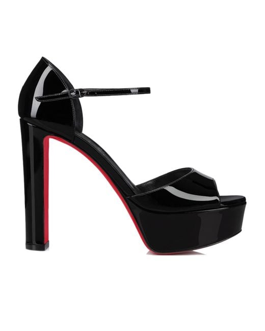 Christian Louboutin Black Sandaloo High-Heeled Sandals
