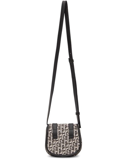 KENZO Black Monogram-Pattern Logo Clutch Bag