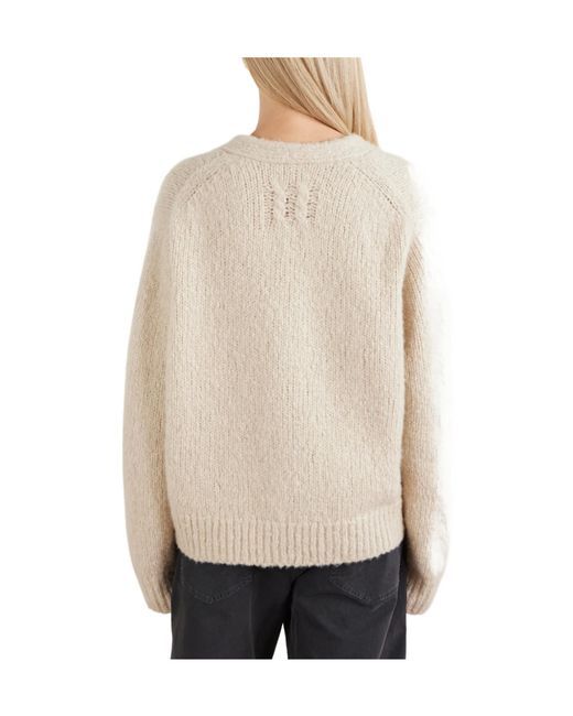 Nili Lotan Natural Wool And Cashmere-Blend Cardigan