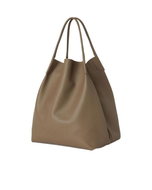 Loro Piana Brown Extra-Large Bale Hobo Bag