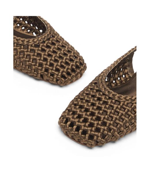 Stuart Weitzman Brown Marina Slingback