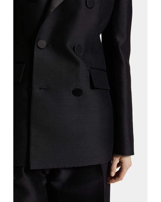 DSquared² Black Double-Breasted Suit