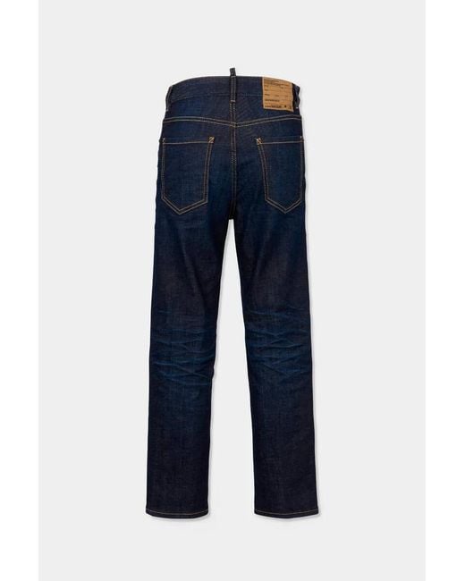 DSquared² Blue Dark Urban Boston Jeans