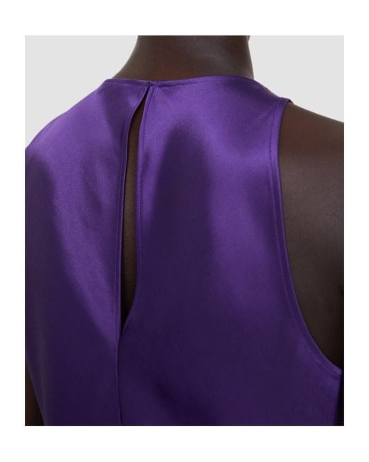 Joseph Purple Ritz Sleeveless Top