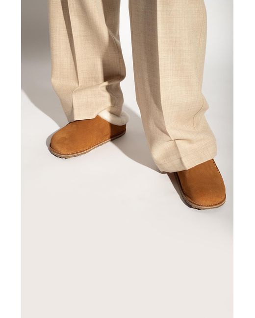 Birkenstock Brown Zermat Slip -On Slippers