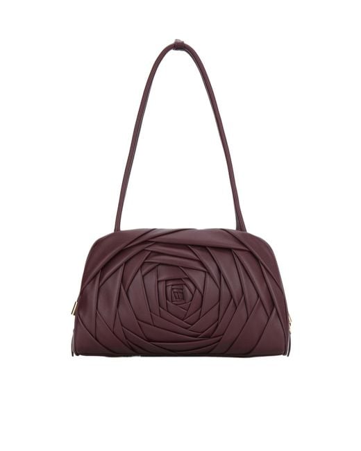 Roger Vivier Purple Double-Handled Handbag