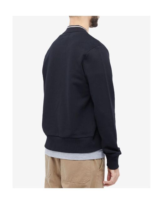 Fred Perry Blue Logo Zipper Casual Jacket for men
