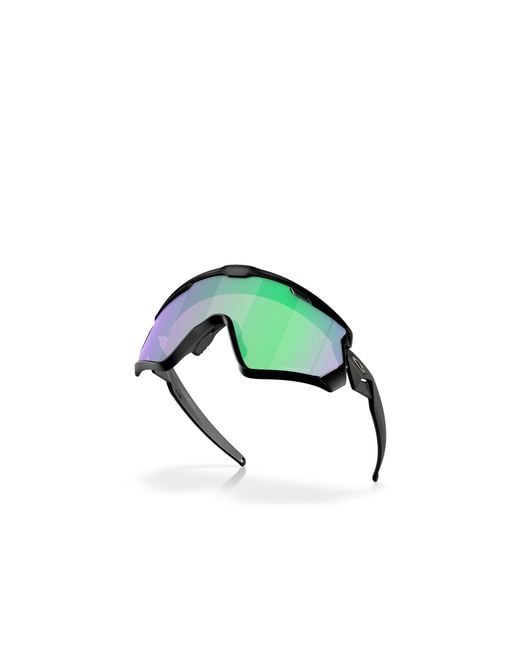 Oakley Green Wind Jacket 2.0 Shield-Frame Sunglasses for men