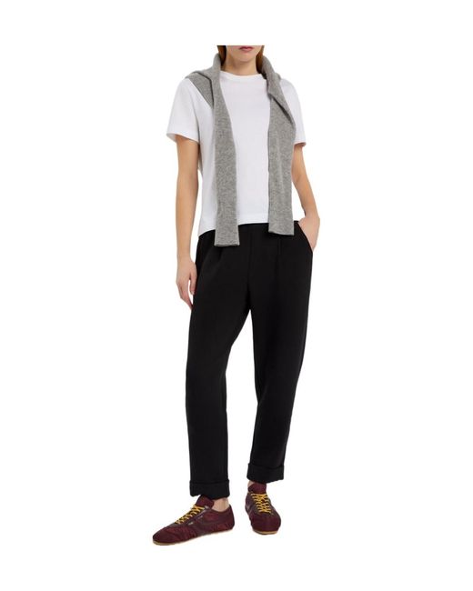 Varley Black Elastic Cuffed Sweatpants