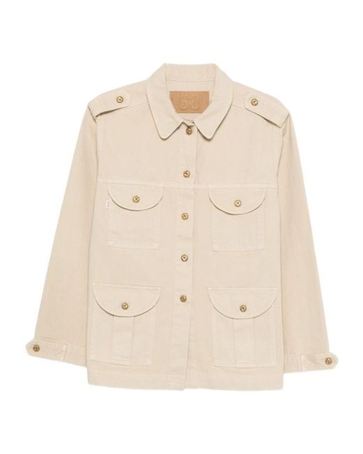 Blazé Milano Natural Blazé Milano Saharan Pocket Cotton Jacket