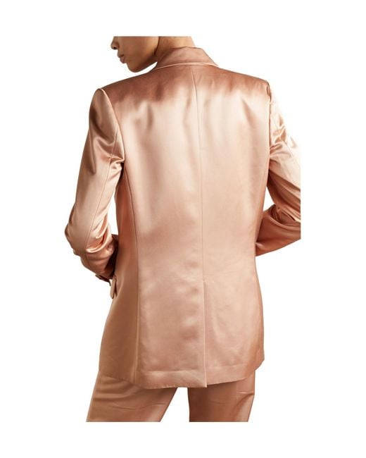 A.L.C. Natural Dakota Satin Blazer