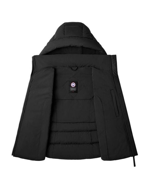 Canada Goose Black Clair Hooded Puffer Vest