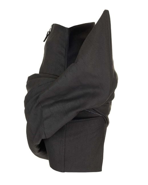 Rick Owens Black Sleeveless Tops