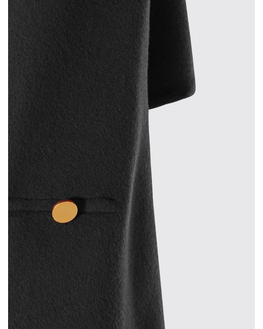 Alberta Ferretti Black Long-Sleeved Coat