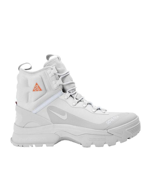 Nike Gray High-Top Casual Flat Shoes for men