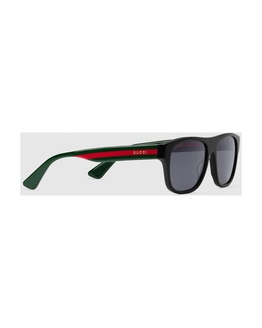 Gucci Multicolor Rectangular Frame Sunglasses for men