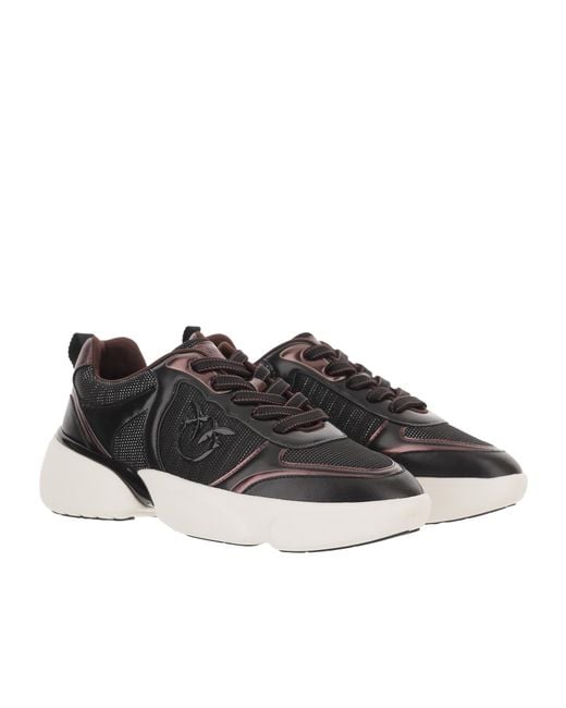 Pinko Black Low-Top Sneakers