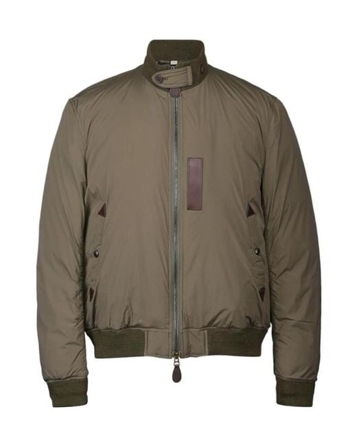 Burberry Green Long-Sleeved Casual Jacket for men