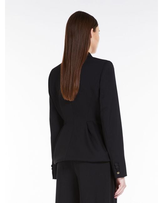 Max Mara Black Proteo Peplum Blazer