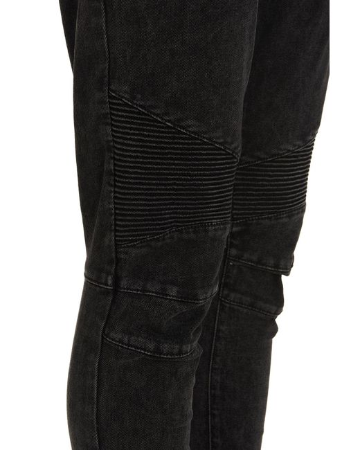 Balmain Black Slim Cut Jeans for men
