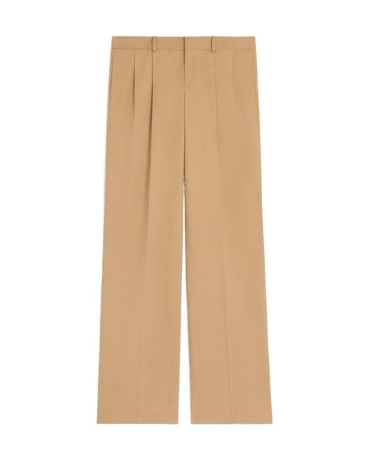 Céline Natural Pleated Trousers for men