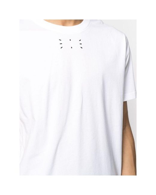 McQ Alexander McQueen White Motif-Print T-Shirt for men