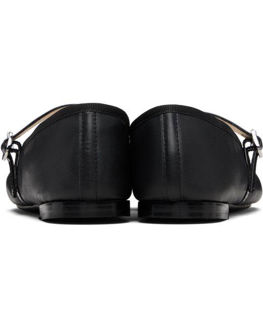 Repetto Black Georgiana Mary Jane Ballet Flats