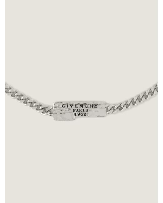 Givenchy Metallic Tape Necklace for men
